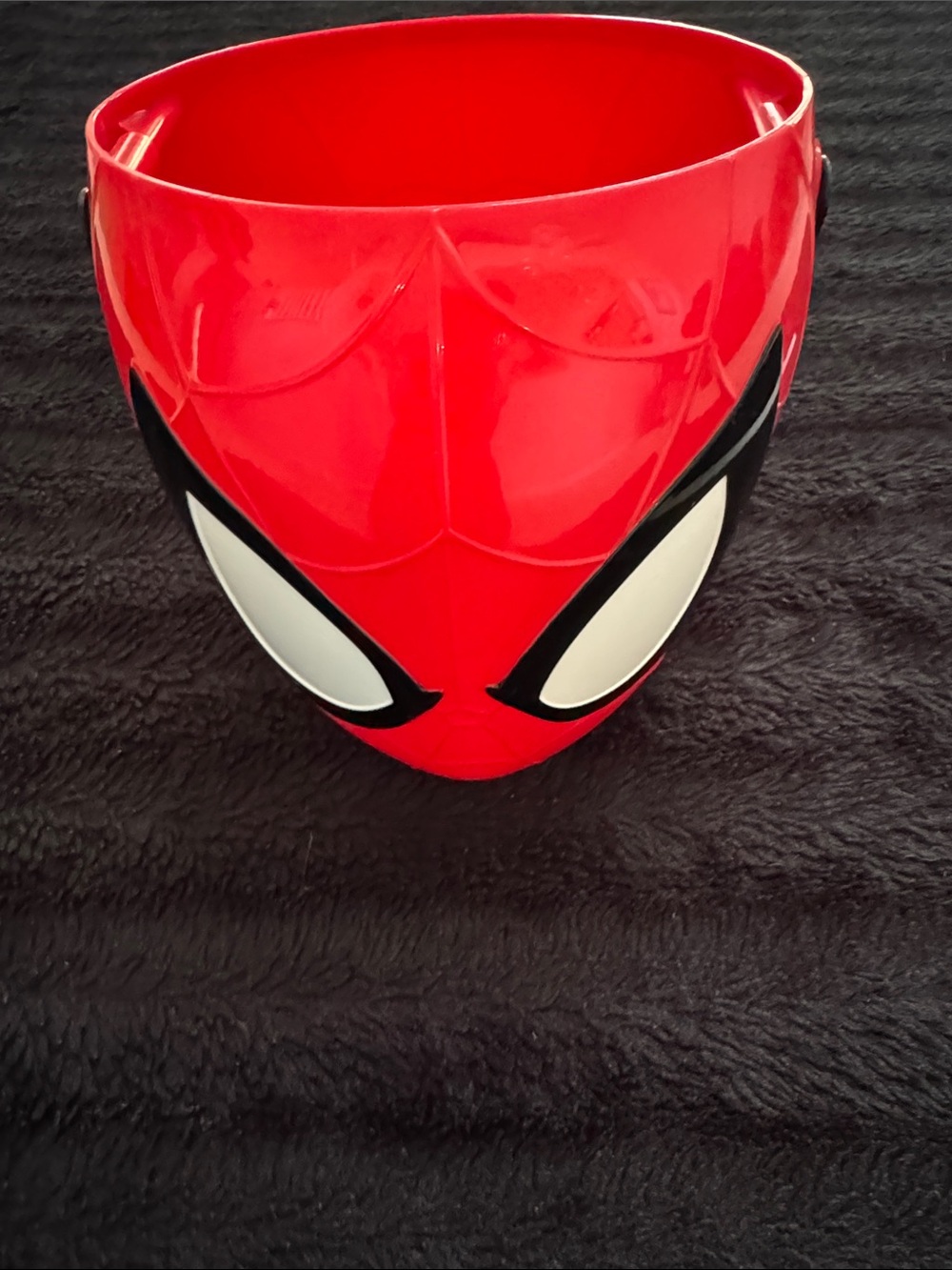 Marvel Spiderman Pumpkin Pail Trick or Treat Halloween Bucket Plastic Red